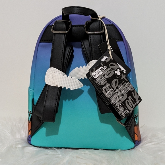 LAST ONE Loungefly Disney Stitch Pumpkin Glow-In-The-Dark Mini Backpack New! - Picture 3 of 9